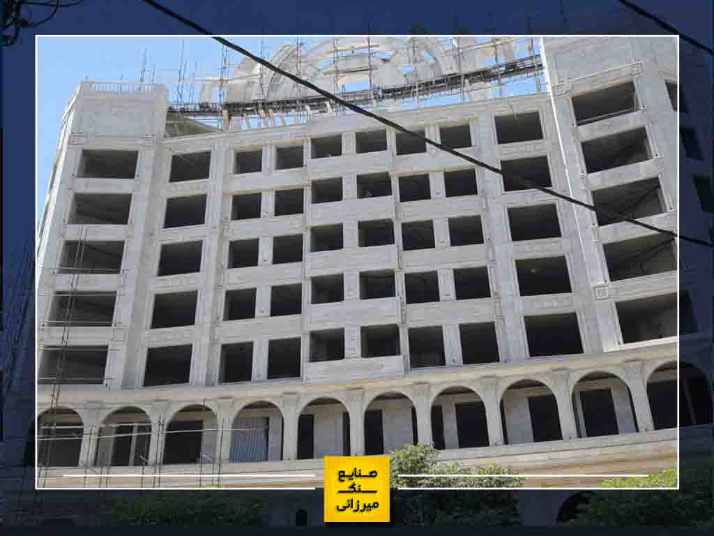 پروژه انجام شده با سنگ تراورتن ابیانه در کرج