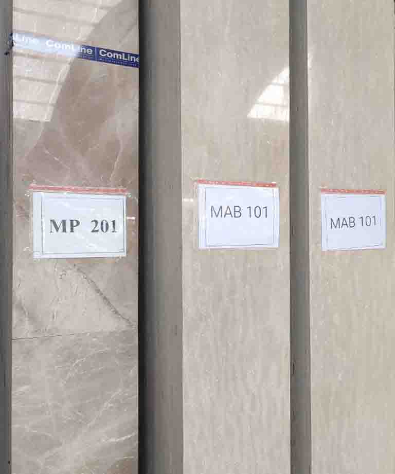 مرمریت آباده کرم زیتونی موج دار